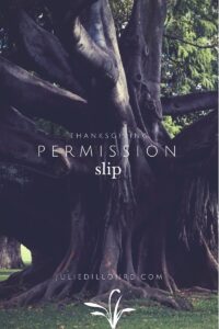 Graphic Art - Permission slip