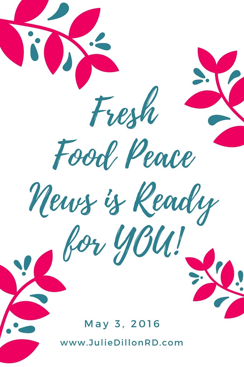 Graphic Art - Fresh food peace news is ready for you