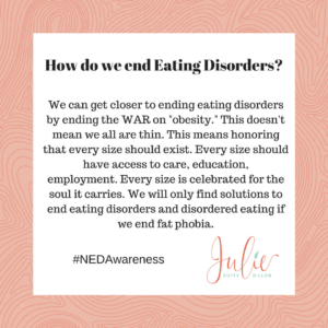 Graphic Art - How do we end Eating Disorders