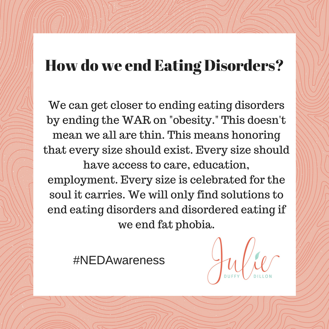 Graphic Art - How do we end Eating Disorders
