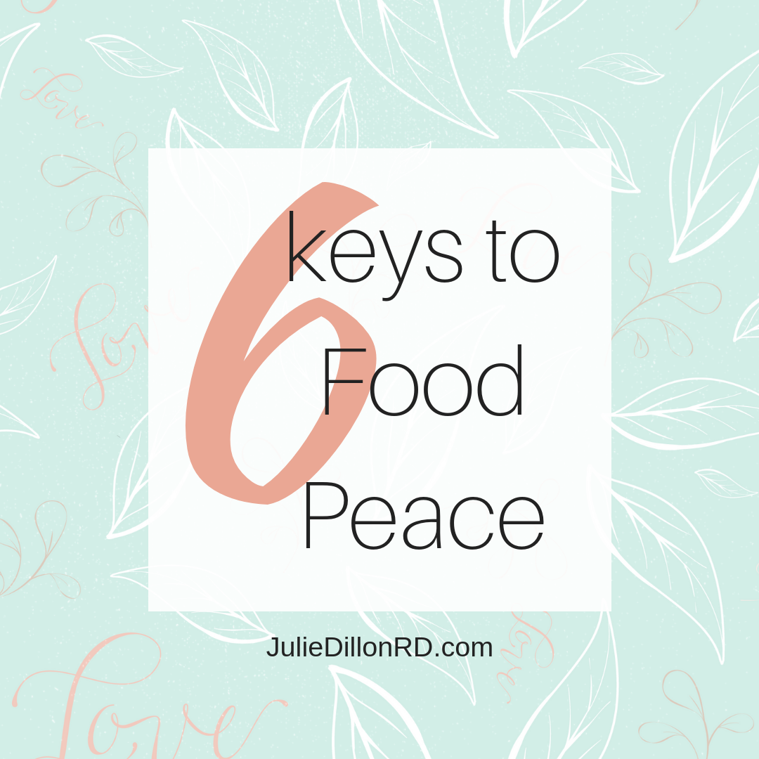 Graphic Art - 6 keys to Food Peace