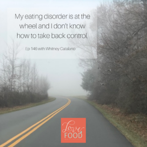 Podcast - My eating disorder is at the wheel