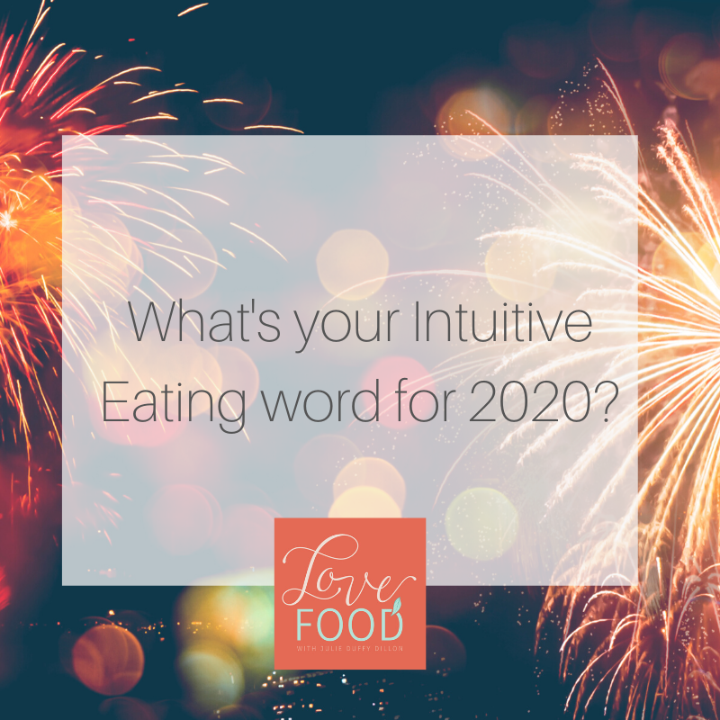 (193) What’s your 2020 intuitive eating word?