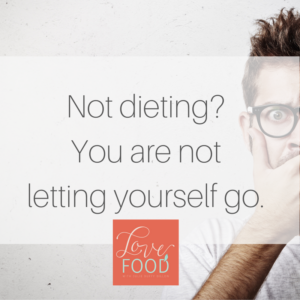 Graphic art - Not dieting