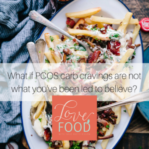 Graphic art - What if PCOS carb cravings