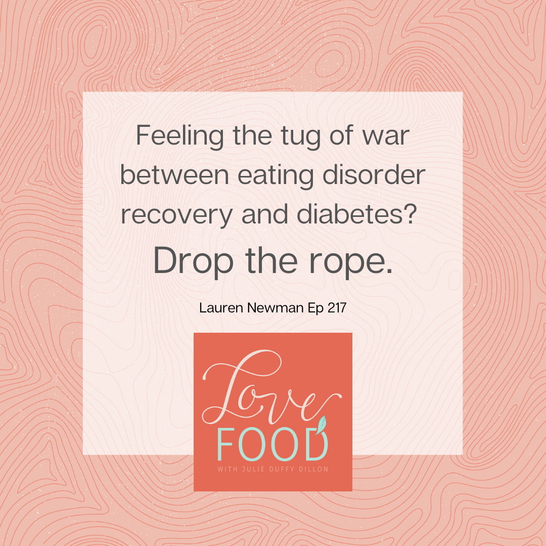 (217) The tug of war with diabetes and ED recovery with Lauren Newman