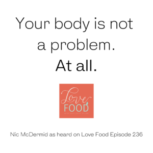 Podcast - Nic McDermid as heard on Love Food