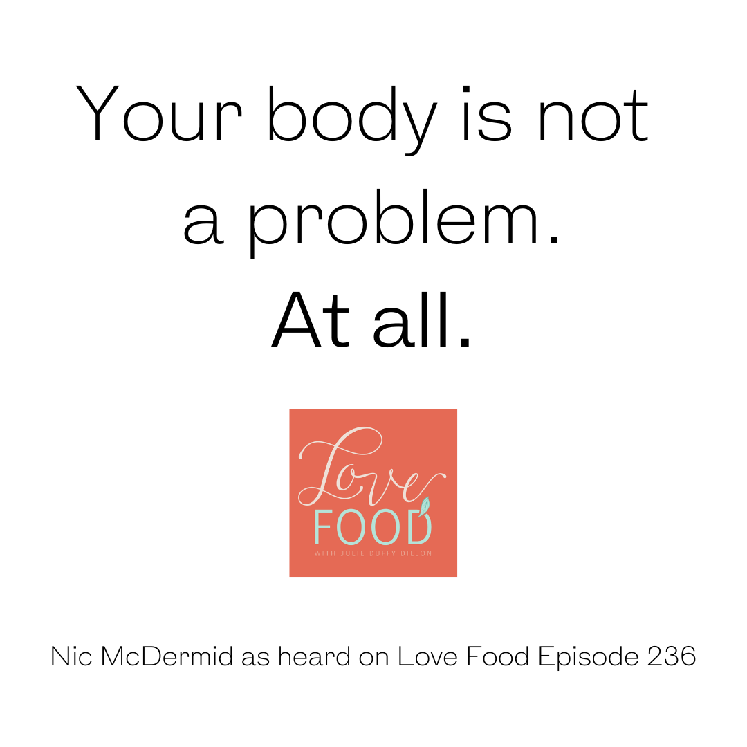(236) How do I find clothes that fit while trying to make Intuitive Eating work? Anti fat bias, compassion, and life rejecting diet culture with Nic McDermid.