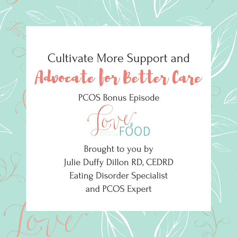 Cultivating support for your PCOS and advocating for better care