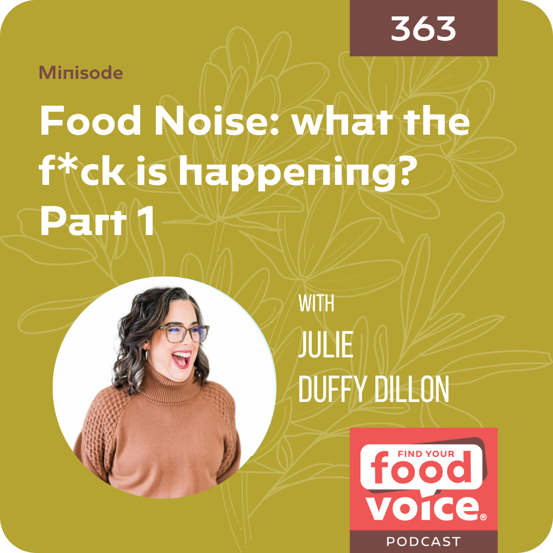[Minisode] Food Noise part 1: what the f*ck is happening? (364)