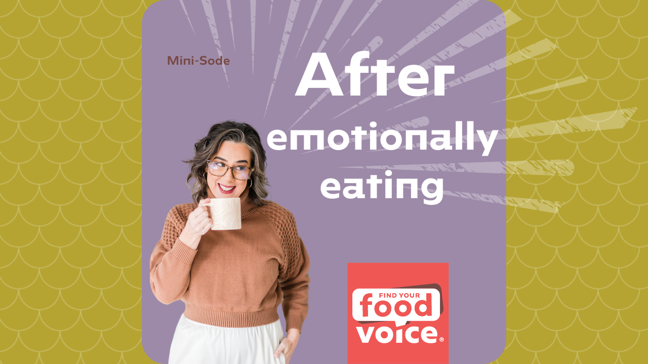 Read after emotionally eating…