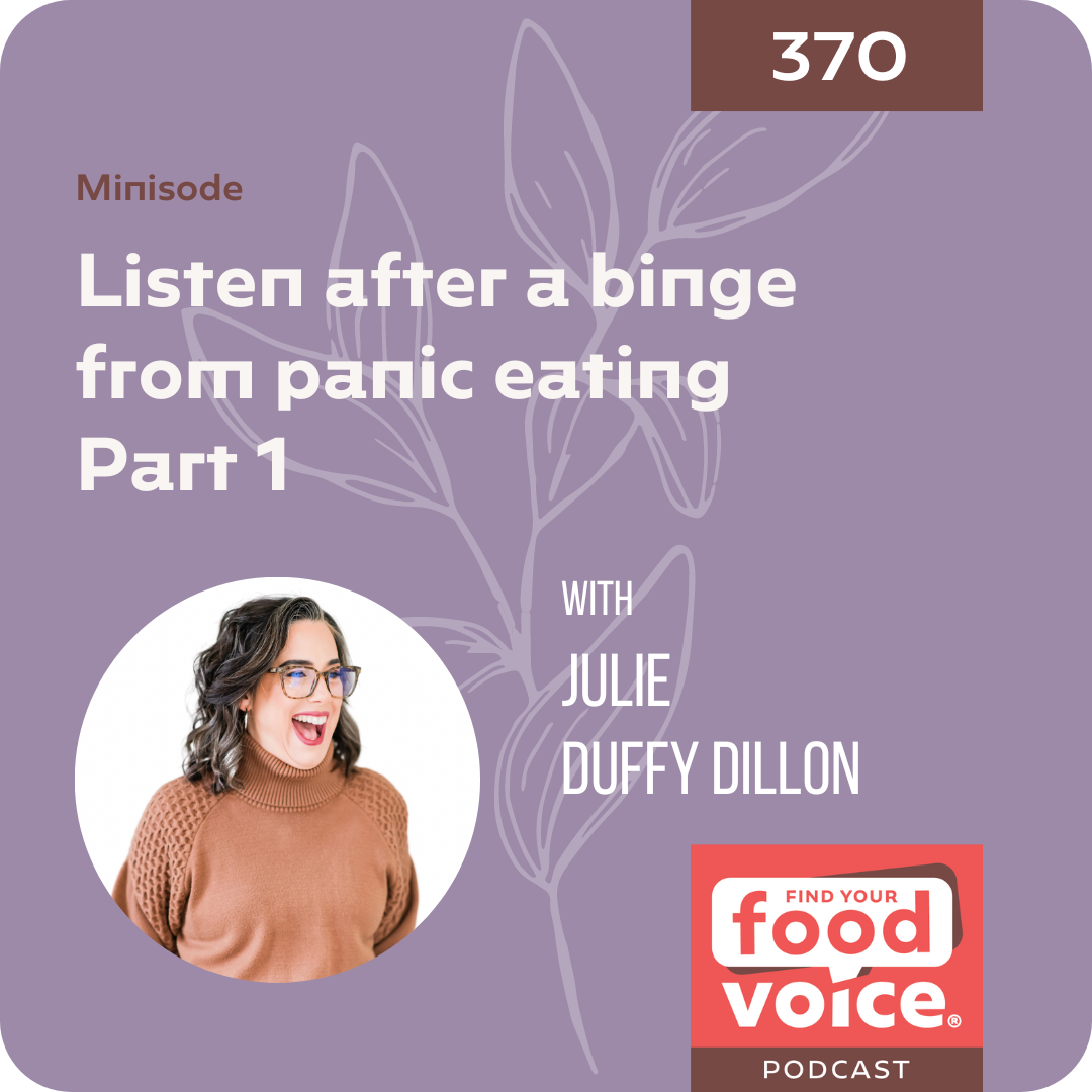 [Minisode]: Listen after a binge from panic eating (370)