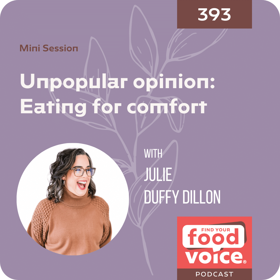 [Mini Session] Unpopular opinion: Eating food for comfort (393)