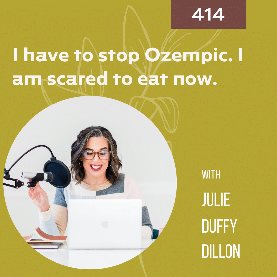 [Letter] I have to stop Ozempic. I am scared to eat now. (414)